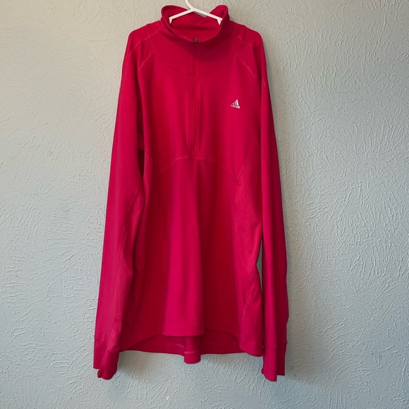 Adidas Women's Magenta
Climalite 1/4 Zip Pullover Sz L - Picture 3 of 6